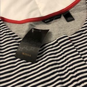Mango casual striped summer dress
